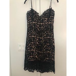 Lucy Paris Black Lace Cocktail Dress